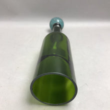 Load image into Gallery viewer, Aqua Mosaic Round Bottle Stopper on Wine Bottle (14")
