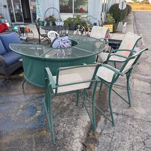 Load image into Gallery viewer, Patio Bar w/4 Chairs and Tender Stool
