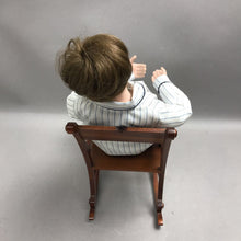 Load image into Gallery viewer, 2 a.m. Feeding Dad No Baby Doll 1992 Lia Di Leo Tag Ashton Drake (13")
