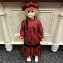 Load image into Gallery viewer, Vintage Uneeda Doll With Blonde Hair &amp; Blue Eyes 36"

