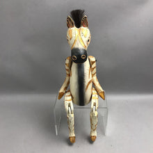 Load image into Gallery viewer, Wood Carved Zebra (20")
