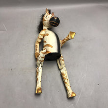 Load image into Gallery viewer, Wood Carved Zebra (20")
