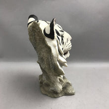 Load image into Gallery viewer, White Tiger Head Decor Resin (10")
