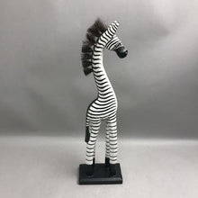 Load image into Gallery viewer, Black &amp; White Carved Animal Decor (20")
