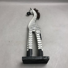 Load image into Gallery viewer, Black &amp; White Carved Animal Decor (20")
