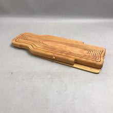 Load image into Gallery viewer, Wood Wine Bottle Holder with Handle (12x15x6)

