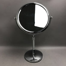 Load image into Gallery viewer, Silver Tone Double Sided Swivel Vanity Mirror (17")
