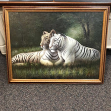 Load image into Gallery viewer, Framed Tiger Print on Canvas(41x54)
