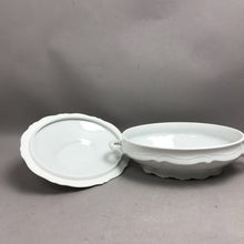 Load image into Gallery viewer, Royal Austria White Porcelain Tureen Covered Dish (3x9x7)
