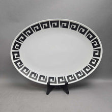 Load image into Gallery viewer, Wedgwood Black Keystone Serving Platter (~15.5x11)
