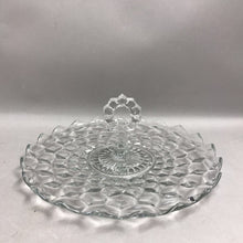Load image into Gallery viewer, Fostoria American Pattern Hors D’oeuvre Tray With Handle (12")
