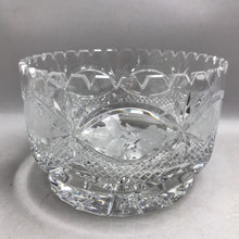 Load image into Gallery viewer, Vintage Cut Crystal Bowl (5x8)
