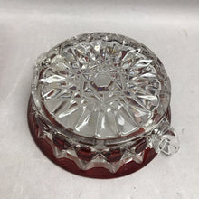 Load image into Gallery viewer, Vintage EAPG Red Block Covered Cheese Dish (6")
