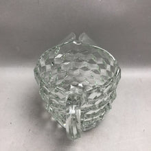 Load image into Gallery viewer, Vintage American Fostoria Cubist Glass Ice Lip Pitcher (6.5")
