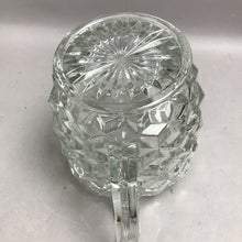 Load image into Gallery viewer, Vintage American Fostoria Cubist Glass Ice Lip Pitcher (6.5")
