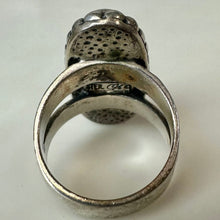 Load image into Gallery viewer, Vintage Carolyn Pollack Relios Onyx Turquoise Charoite Ring sz 6
