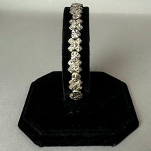 Load image into Gallery viewer, Vintage Beverly Hills Sterling XO Heart Link Bracelet (7.25")
