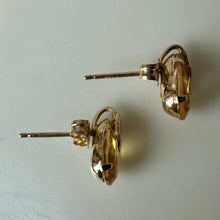 Load image into Gallery viewer, 10K Gold Citrine Stud Earrings (0.7g)
