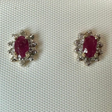 Load image into Gallery viewer, 10K Gold Ruby Stud Earrings (1.3g)
