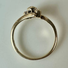 Load image into Gallery viewer, 10K Gold Diamond Vintage Ring sz 4 (1.2g)
