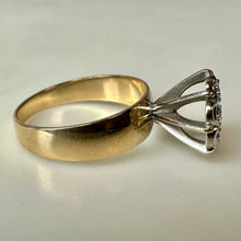 Load image into Gallery viewer, 10K Gold Diamond Vintage Ring sz 7 (3.2g)
