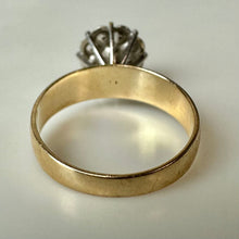 Load image into Gallery viewer, 10K Gold Diamond Vintage Ring sz 7 (3.2g)
