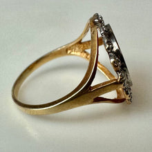 Load image into Gallery viewer, 10K Gold Diamond Panda Coin Replica Ring sz 7 (3.1g)
