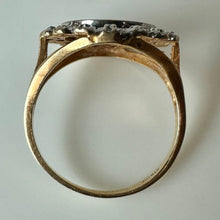 Load image into Gallery viewer, 10K Gold Diamond Panda Coin Replica Ring sz 7 (3.1g)
