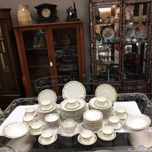Load image into Gallery viewer, Theodore Haviland Limoges France Rosemary 74 Piece Set of China
