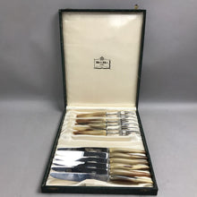 Load image into Gallery viewer, MCM Hambro House Cutlery 12 Piece Fork &amp; Knife Set Made in England (9")
