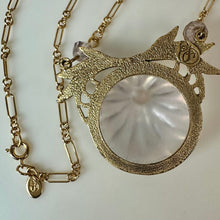 Load image into Gallery viewer, Vintage Fenton Carnival Glass Pearl Accent Necklace (19")
