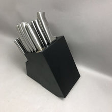 Load image into Gallery viewer, Cooks JPC Knife Block 22pc Set (Missing Shears) (~14x12x6)
