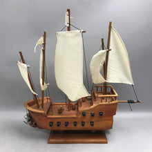 Load image into Gallery viewer, Wooden Sailboat Figurine (~15.5x15x4)
