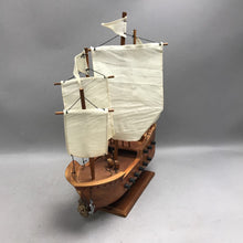 Load image into Gallery viewer, Wooden Sailboat Figurine (~15.5x15x4)

