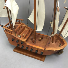 Load image into Gallery viewer, Wooden Sailboat Figurine (~15.5x15x4)
