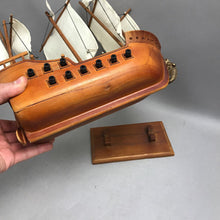 Load image into Gallery viewer, Wooden Sailboat Figurine (~15.5x15x4)
