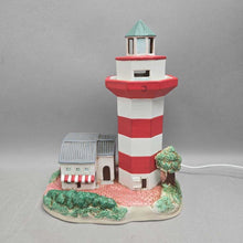 Load image into Gallery viewer, Lefton Historic American Lighthouse Collection Lamp - Harbour Town/Hilton Head Island, SC (10.5")
