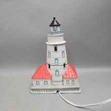 Load image into Gallery viewer, Lefton Historic American Lighthouse Collection Lamp - Chicago Harbor, IL (9")
