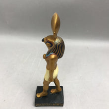 Load image into Gallery viewer, Vintage Ancient Eygptian Horus Falcon God Summit Statue (8.5")
