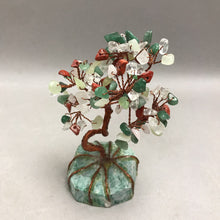Load image into Gallery viewer, Aquamarine Crystal Gemstone Tree Reiki Healing Bonsai Tree (5")
