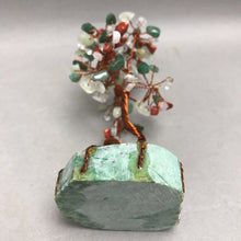 Load image into Gallery viewer, Aquamarine Crystal Gemstone Tree Reiki Healing Bonsai Tree (5")
