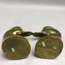 Load image into Gallery viewer, Vintage Solid Brass Duck Head Bookends (5")
