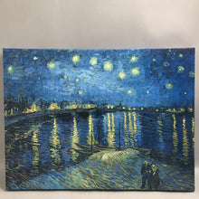 Load image into Gallery viewer, Van Gogh Starry Night Over the Rhone Giclee Canvas Wall Art (18x24)
