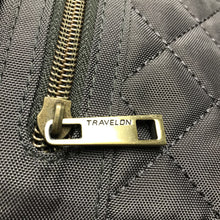 Load image into Gallery viewer, Travelon Convertible Backpack Crossbody Bag Purse Olive Green Quilted Anti-Theft (13x11x5)
