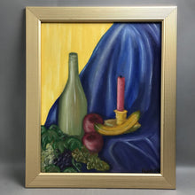 Load image into Gallery viewer, Gold Framed Still Art Oil Painting Signed (24x20)
