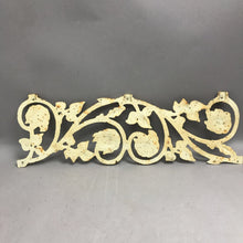 Load image into Gallery viewer, Antique White Painted Metal Scroll (20x6) 2 Available
