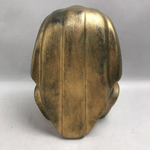 Load image into Gallery viewer, Gold Ceramic Egyptian Bust (11")
