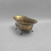 Load image into Gallery viewer, Vintage Brass Clawfoot Bathtub Soap Dish (2.25x5.5x2.5)
