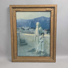 Load image into Gallery viewer, Vintage W.L. Taylor Print - I Will Lift Up Mine Eyes (19.5x15.5)

