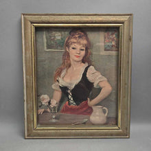 Load image into Gallery viewer, Framed Marcel Dyf Print - Claudine (14.5x12.5)
